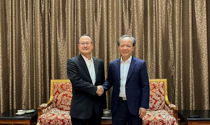 In February 2023, Guo Wenhai, Secretary of the Zhongshan Municipal Party Committee, met with Cai Guanshen, Chairman of the Alliance